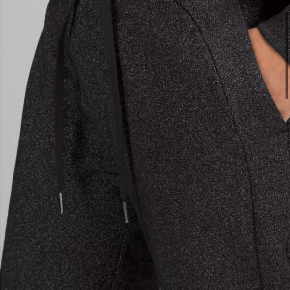 lululemon athletica Black Track Joggers sparkle